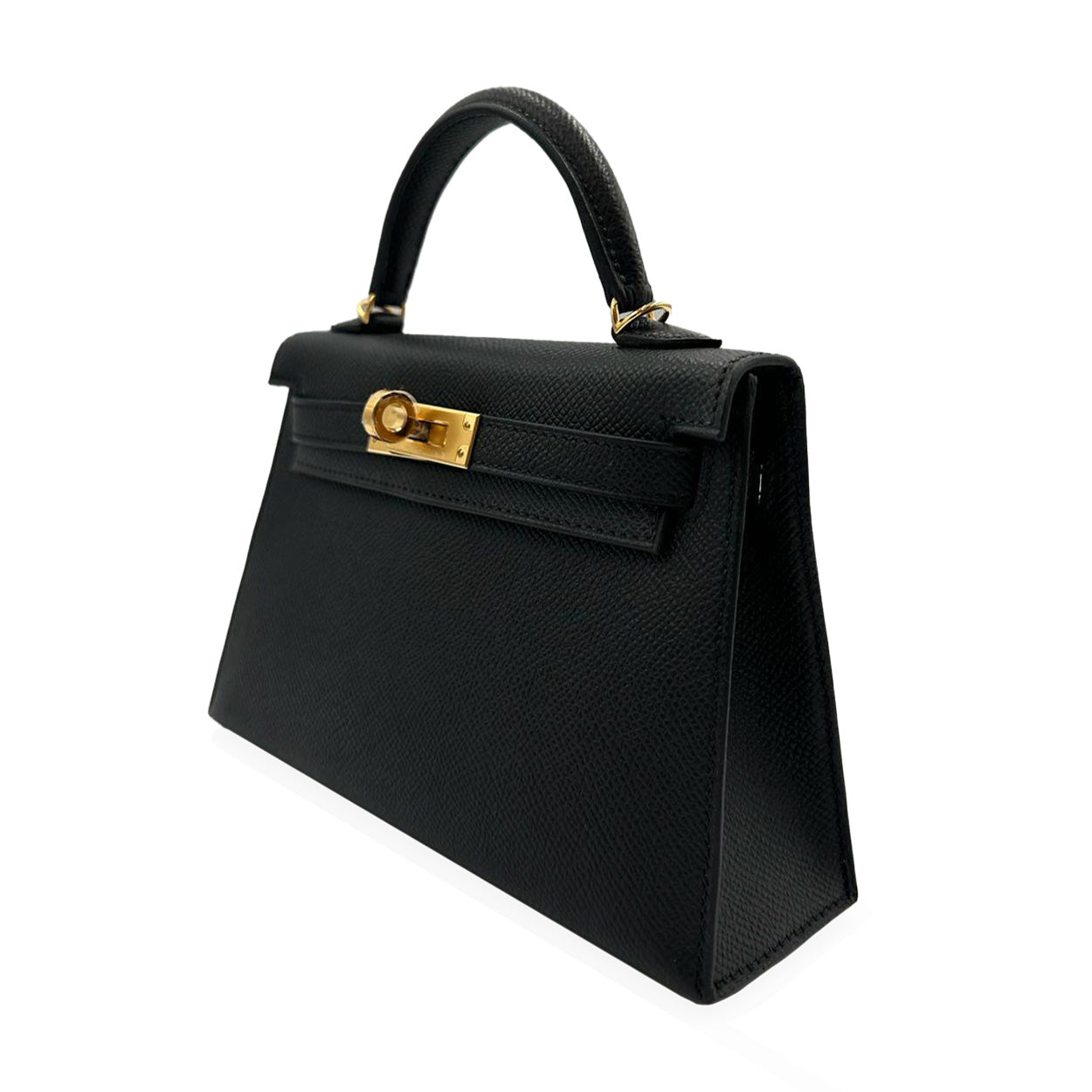 Hermès Kelly 20cm Black Epsom GHW