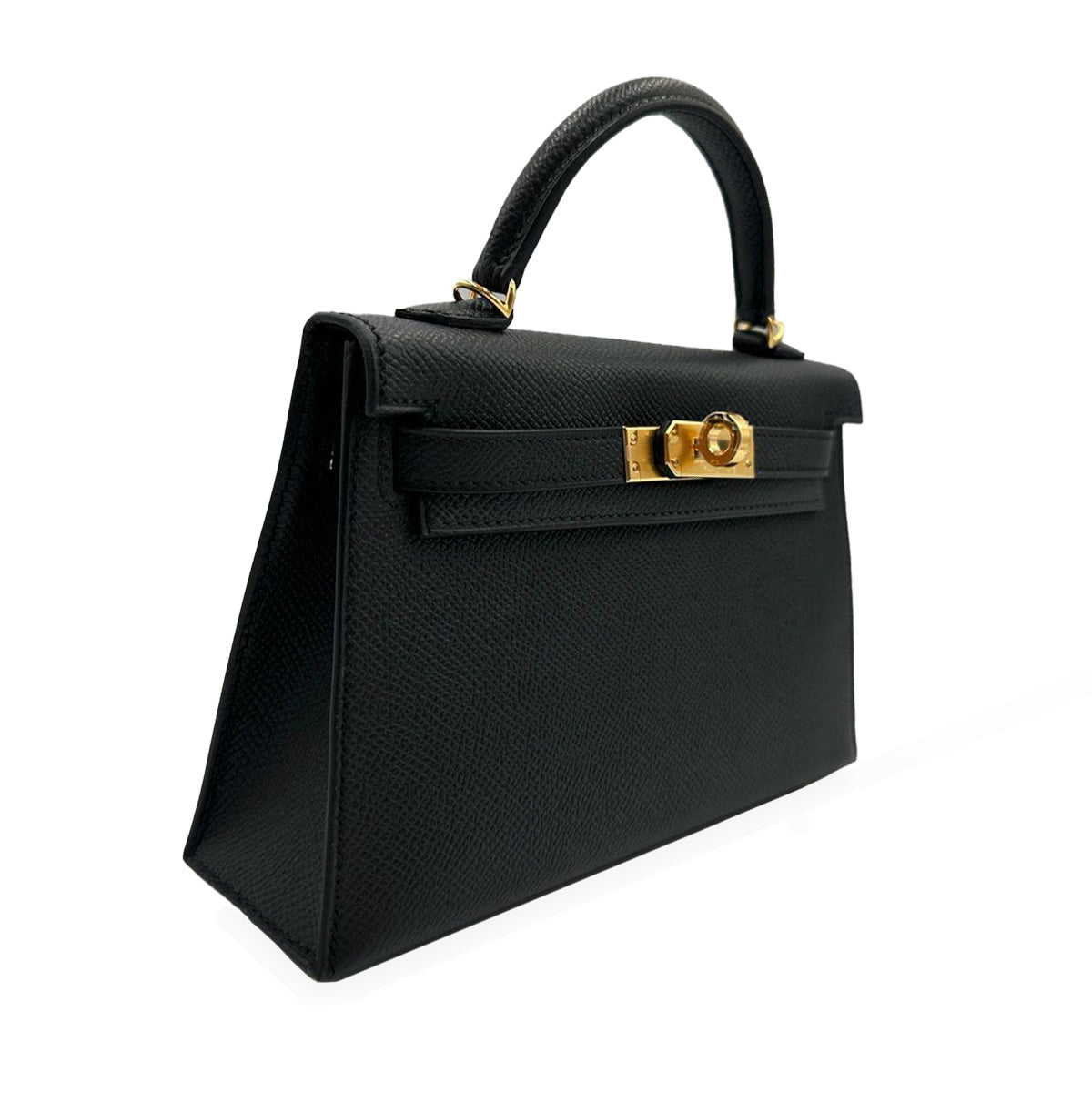 Hermès Kelly 20cm Black Epsom GHW