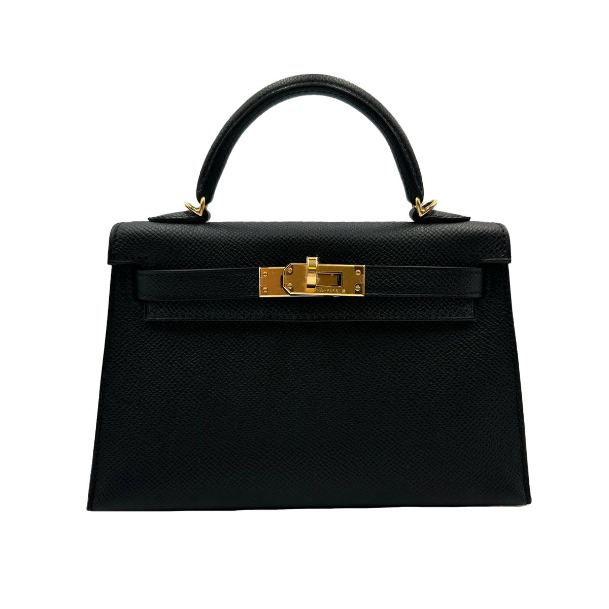 Hermès Kelly 20cm Black Epsom GHW