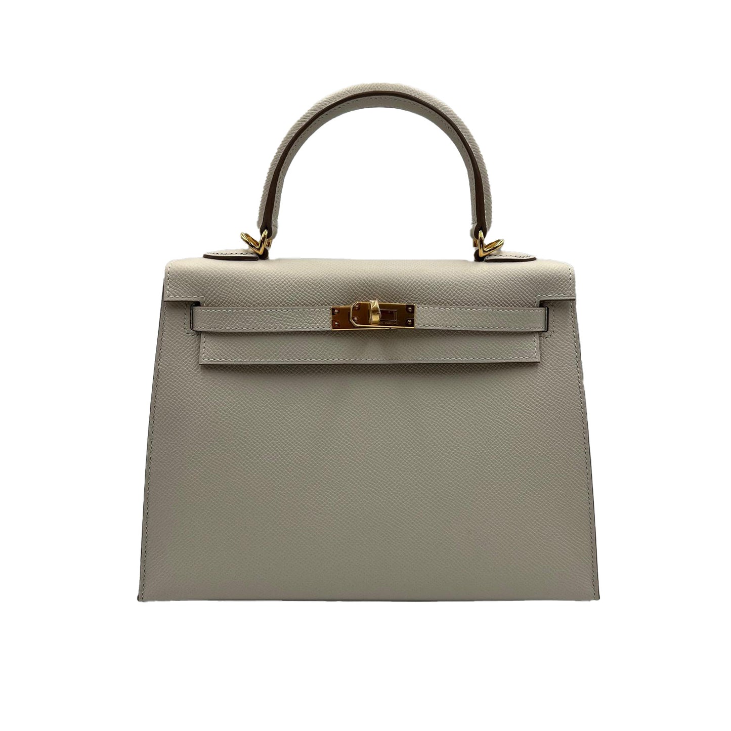Hermès Kelly 25cm Craie Epsom GHW