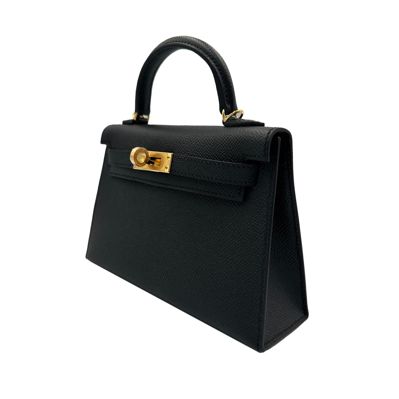 Hermès Kelly 20cm Black Epsom GHW