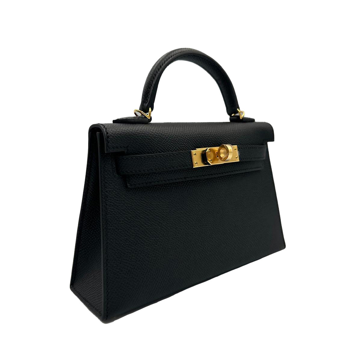 Hermès Kelly 20cm Black Epsom GHW