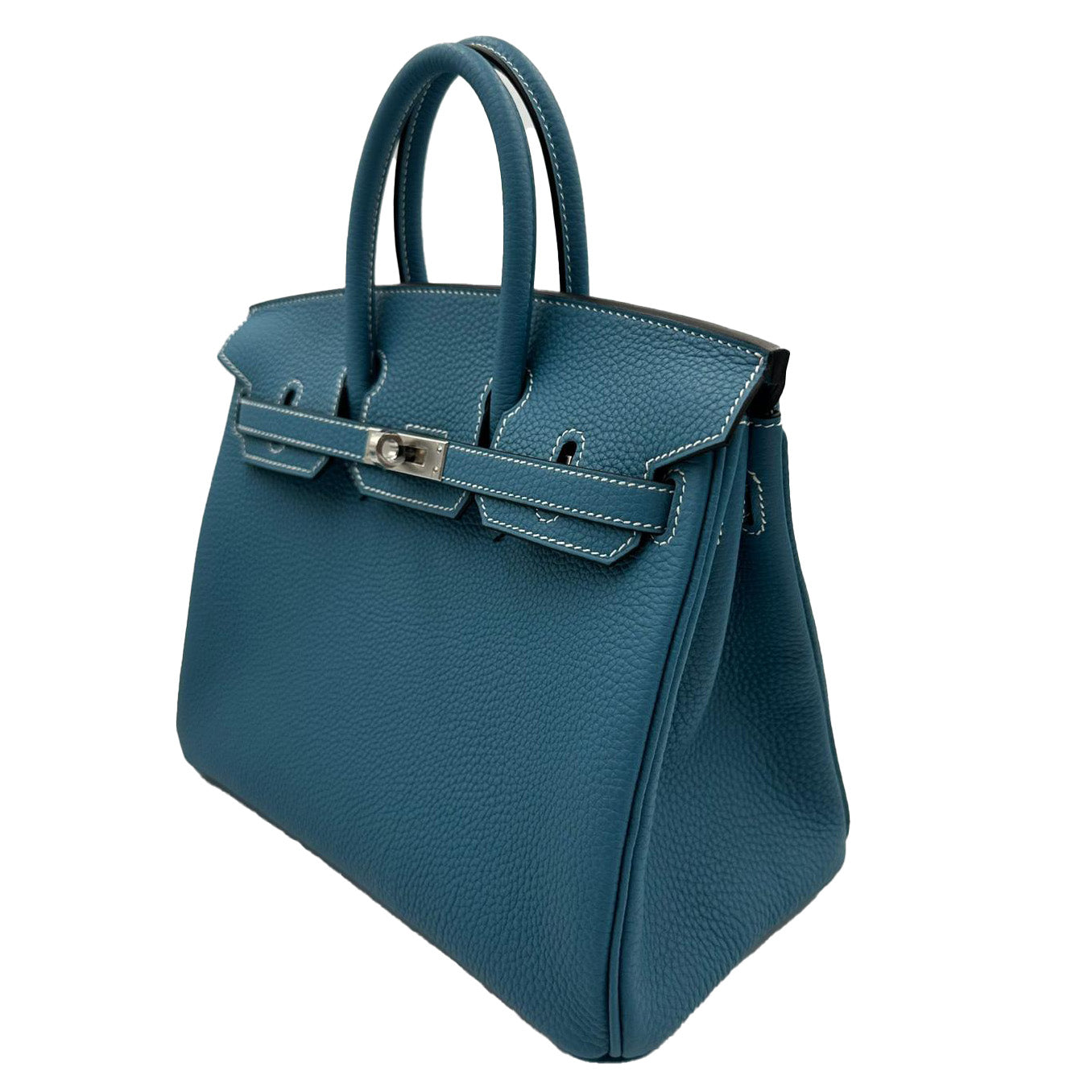 Hermès Birkin 25cm Bleu Jean Togo GHW