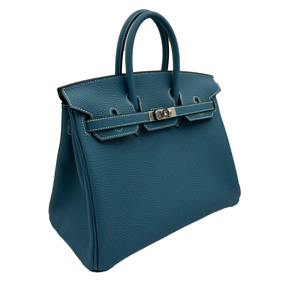 Hermès Birkin 25cm Bleu Jean Togo GHW