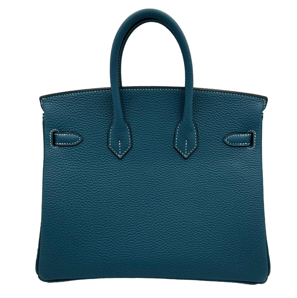 Hermès Birkin 25cm Bleu Jean Togo GHW